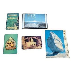 Colorado Refrigerator Magnets Lot of 5 Pikes Peak Garden of the Gods Cliff Dwell